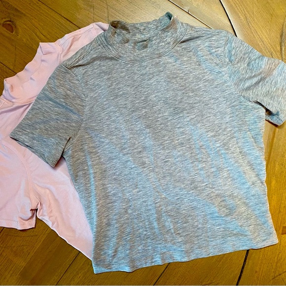 2 pack Kitsilano tshirt grey and pink XS and XXS excellent condition - Picture 1 of 9
